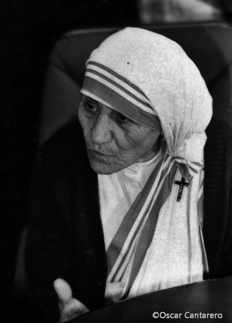 Comandante Daniel Ortega y Madre Teresa de Calcuta