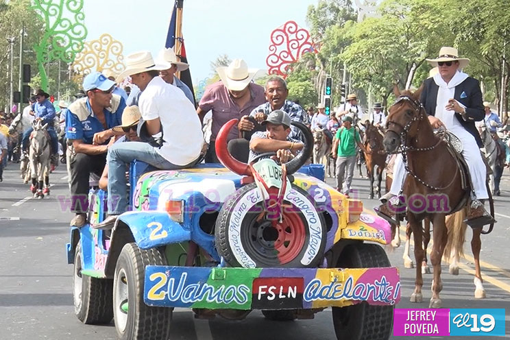 Desfile Hípico de Managua dedicado a Santo Domingo de Guzmán
