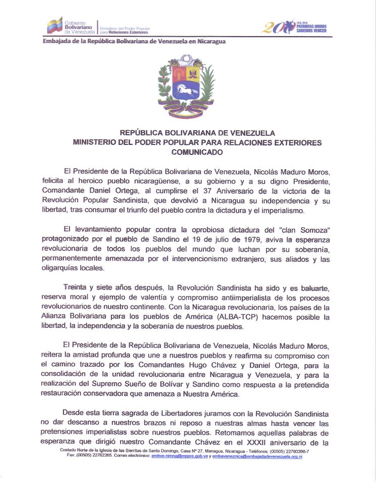 M&aacute;s de 150 buses transportan a miles de jinoteganos que se dirigen a la Plaza La Fe &ldquo;San Juan Pablo II&rdquo; para celebrar junto al Comandante-Presidente Daniel Ortega y la Compa&ntilde;era Rosario Murillo este Otro 19 y Siempre M&aacute;s All&aacute;.