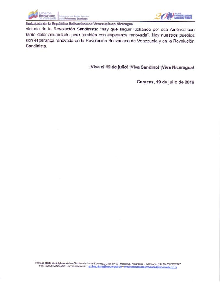 M&aacute;s de 150 buses transportan a miles de jinoteganos que se dirigen a la Plaza La Fe &ldquo;San Juan Pablo II&rdquo; para celebrar junto al Comandante-Presidente Daniel Ortega y la Compa&ntilde;era Rosario Murillo este Otro 19 y Siempre M&aacute;s All&aacute;.