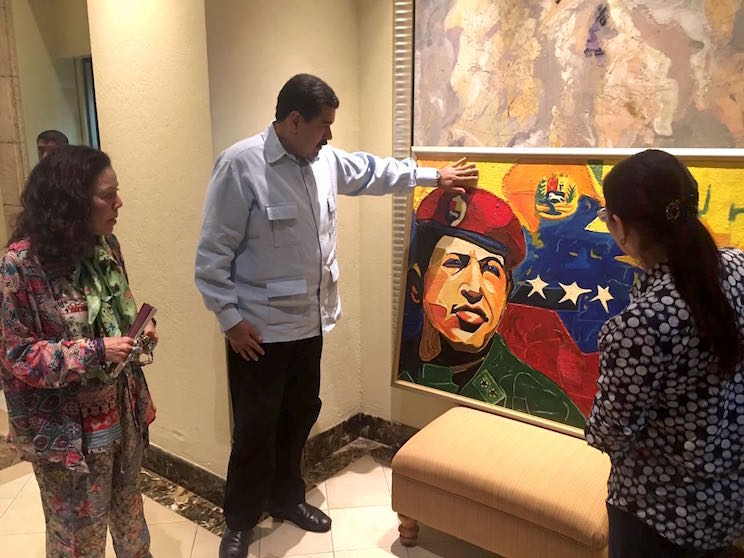 Daniel y Rosario sostienen encuentro con el Presidente Nicolás Maduro