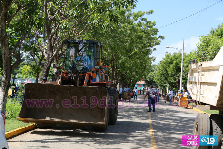 Alcaldía de Managua desarrolla jornada de limpieza en el Cementerio Milagro de Dios