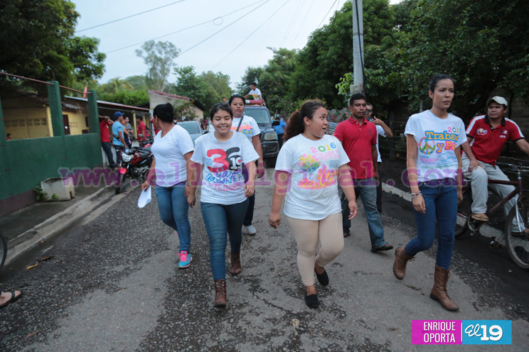 Acompañamiento solidario a familias de Chinandega