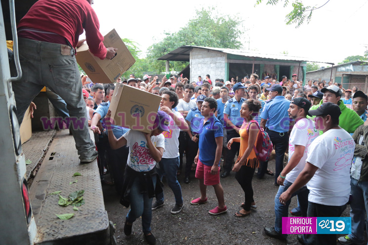 Acompañamiento solidario a familias de Chinandega