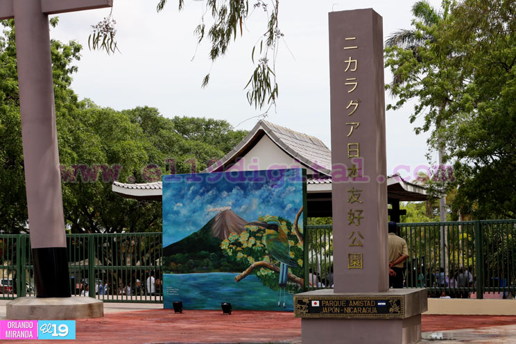 Inauguran rehabilitación del Parque Amistad Japón-Nicaragua