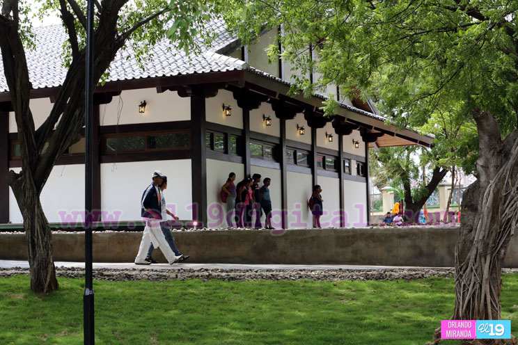 Inauguran rehabilitación del Parque Amistad Japón-Nicaragua