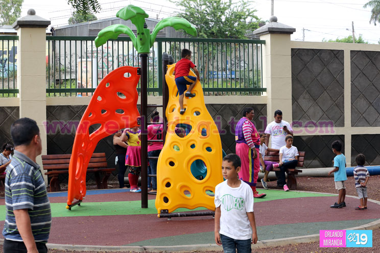 Inauguran rehabilitación del Parque Amistad Japón-Nicaragua