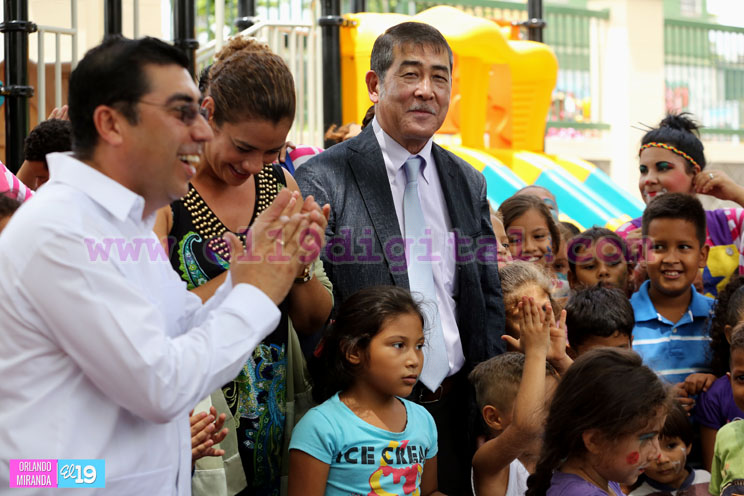 Inauguran rehabilitación del Parque Amistad Japón-Nicaragua