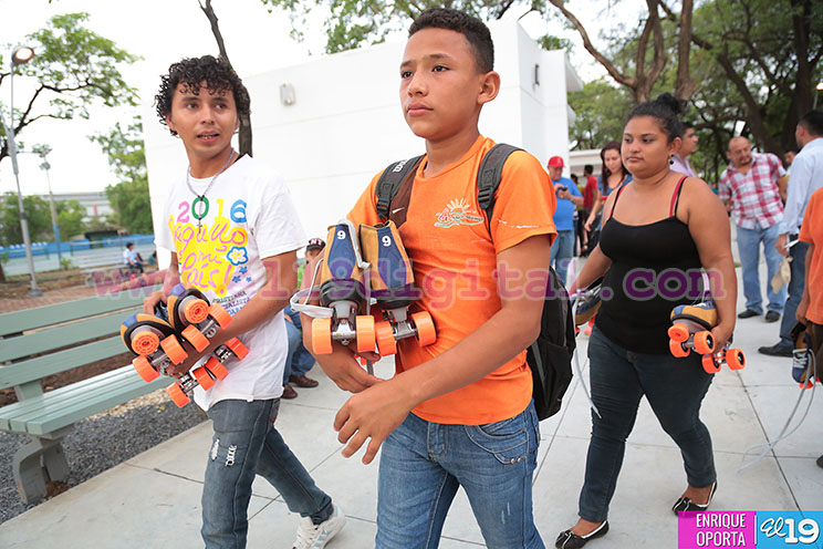 Pista de patinaje del Parque Luis Alfonso Velázquez ya está abierta al público