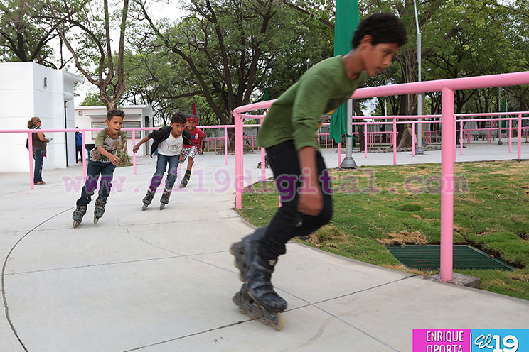 Pista de patinaje del Parque Luis Alfonso Velázquez ya está abierta al público