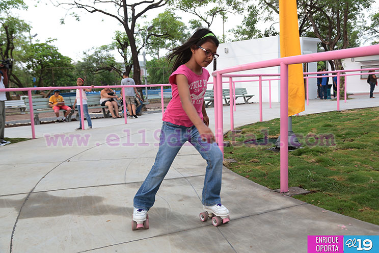 Pista de patinaje del Parque Luis Alfonso Velázquez ya está abierta al público