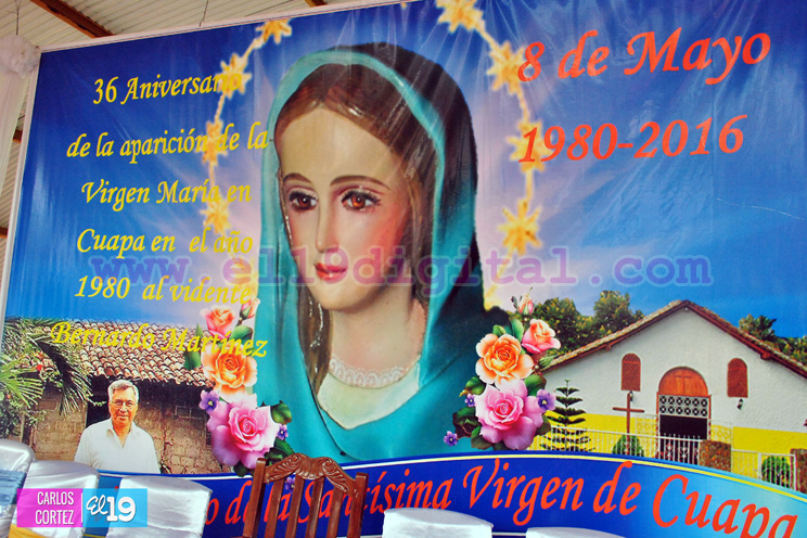 36 aniversario de las apariciones de la Virgen María en Cuapa