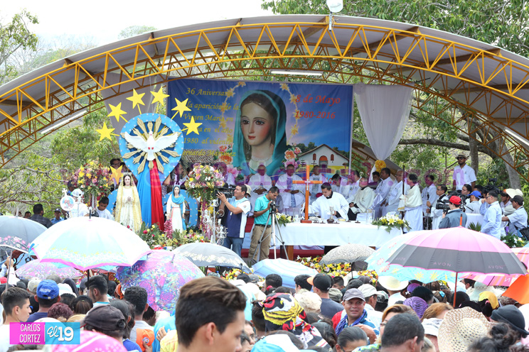 36 aniversario de las apariciones de la Virgen María en Cuapa