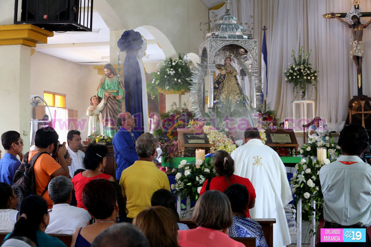 Virgen del Trono concluye histórica visita a Masaya