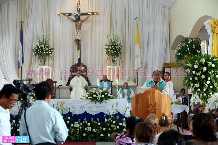 Virgen del Trono concluye histórica visita a Masaya