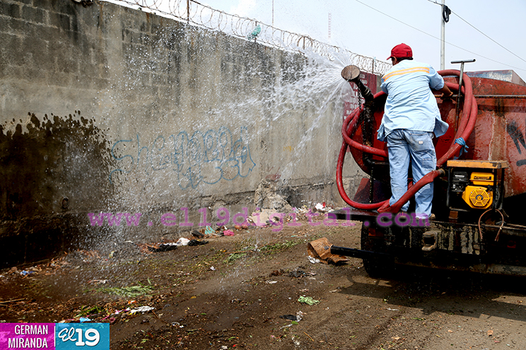 Eliminación de botaderos ilegales de basura en Managua