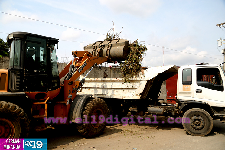 Eliminación de botaderos ilegales de basura en Managua