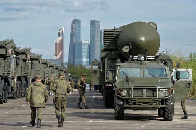 Ensayo D&iacute;a de la Victoria en Rusia
