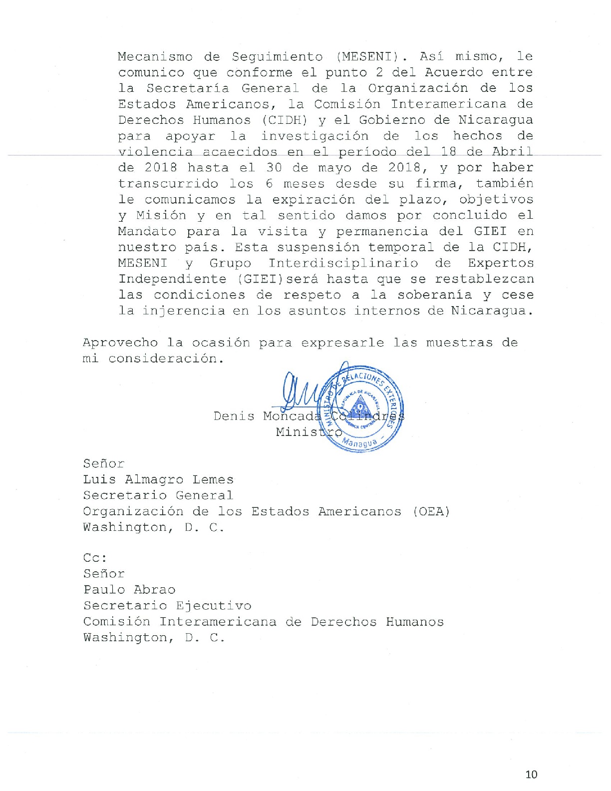 cancillería