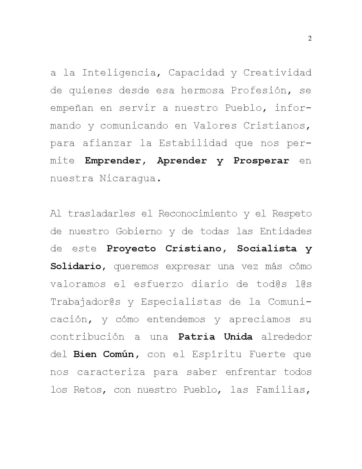 MENSAJE