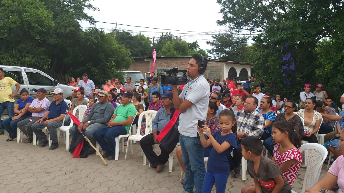 Familias reciben adoquinado en comunidad de Sébaco