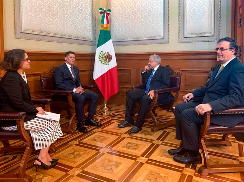 Embajador de Nicaragua presenta Cartas Credenciales en México
