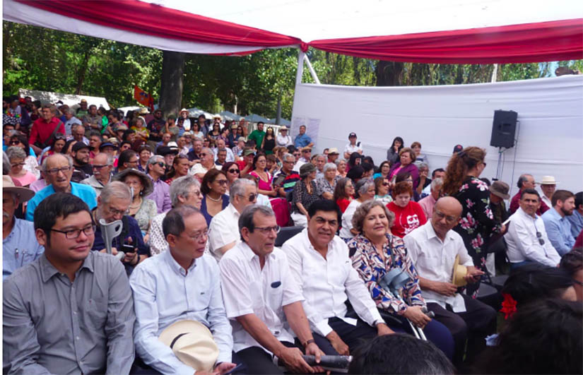 Embajadora María Luisa Robleto Aguilar y el Diputado José Figueroa Aguilar,participaron en el Acto Inaugural de la Fiesta de los Abrazos 2019