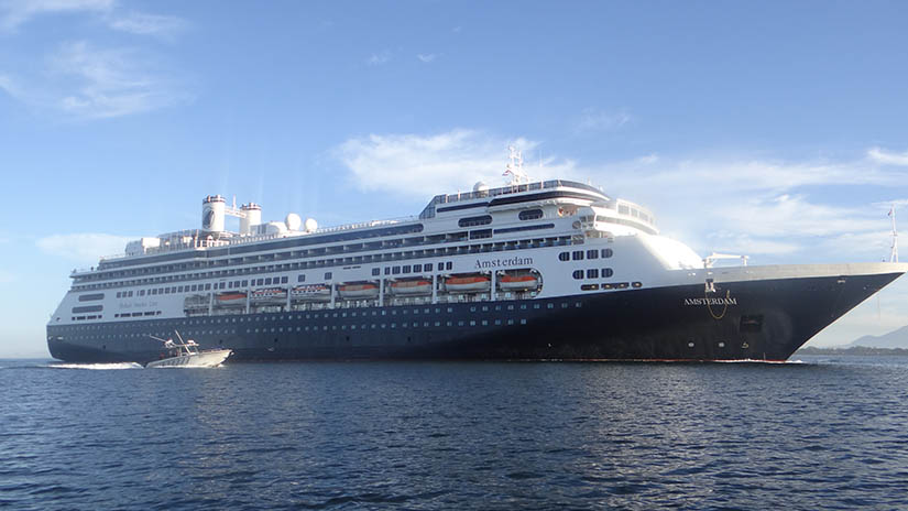 Fuerza naval brindó protección y seguridad al arribo del crucero ÁMSTERDAM