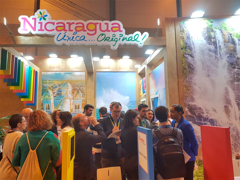 La oferta turística de Nicaragua se expone en la 39º edición de la Feria de Turismo FITUR 2019, que se celebra en Madrid, España
