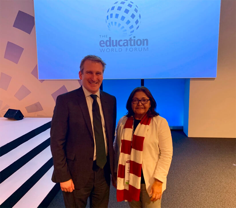 Nicaragua destaca en el Foro Mundial de Educación en Londres