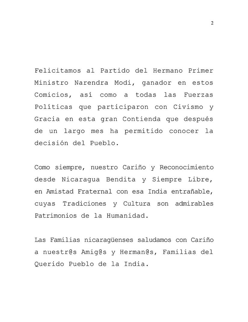 mensaje-nicaragua-india