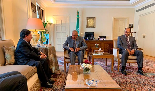 canciller-nicaragua-denis-moncada-visita-al-canciller-egipto
