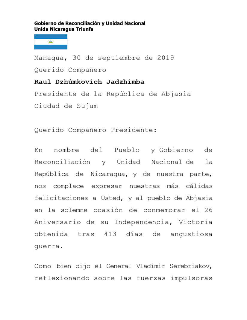 mensaje-nicaragua-independencia-abjasia
