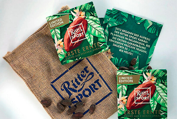 ritter chocolate con cacao nicaragüense