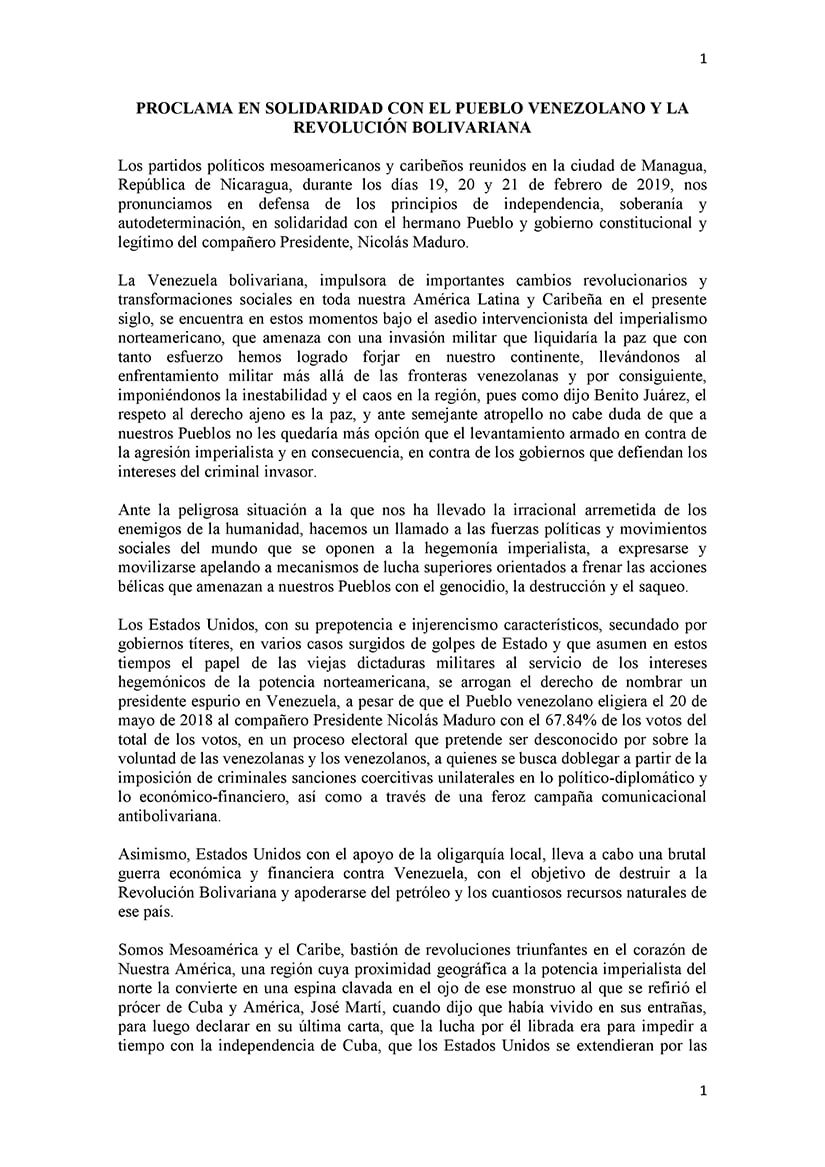 proclama