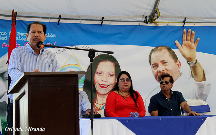 Gobierno de Nicaragua inaugura adoquinado en San Rafael del Sur