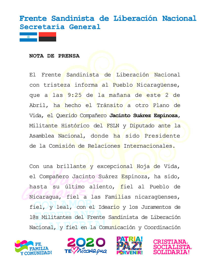nota-gobierno-nicaragua-muerte-jacinto-suarez