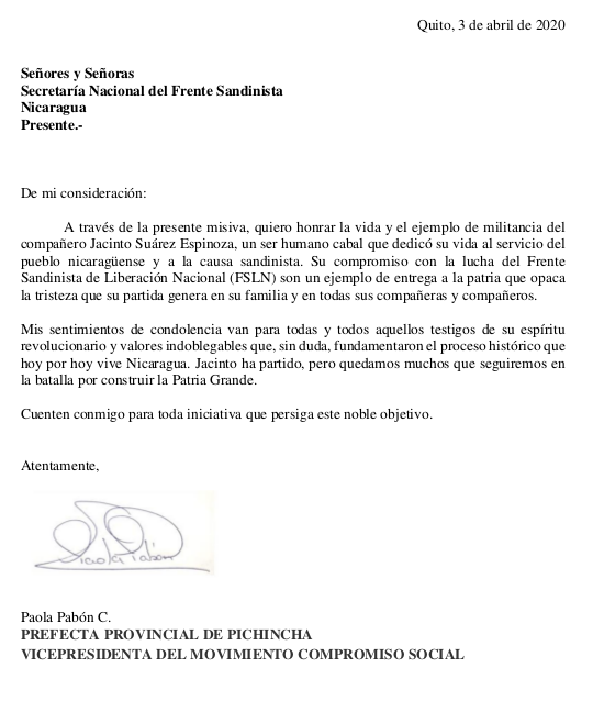 condolencias