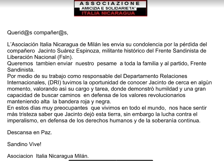 condolencias