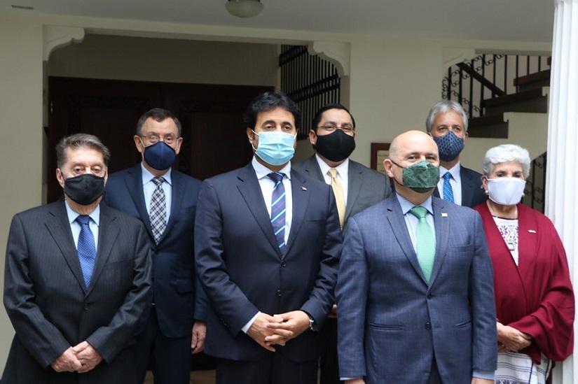 Embajador de Nicaragua en encuentro con Canciller de Costa Rica