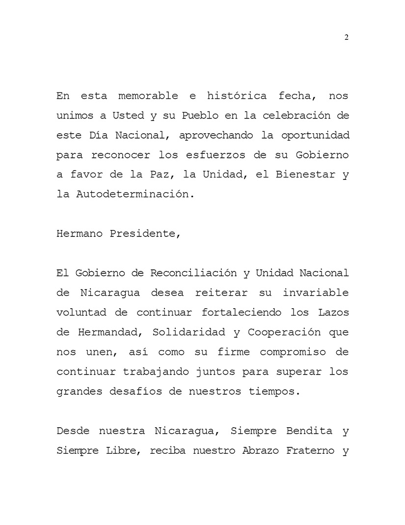 mensaje-nicaragua-niger
