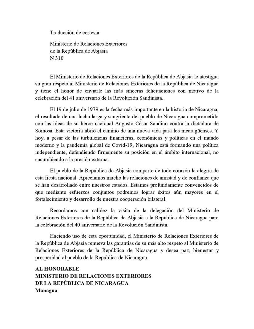 mensaje-felicitacion-nicaragua-abjasia