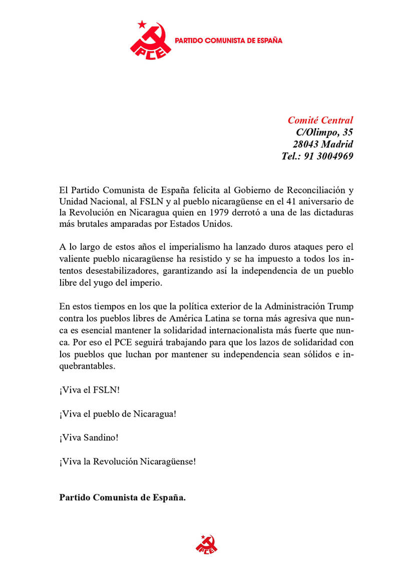 mensaje-partido-comunista-espana-a-nicaragua