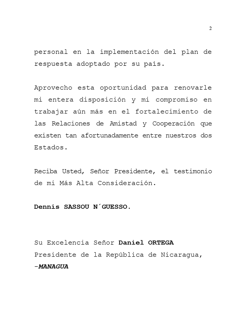 mensaje-congo-nicaragua