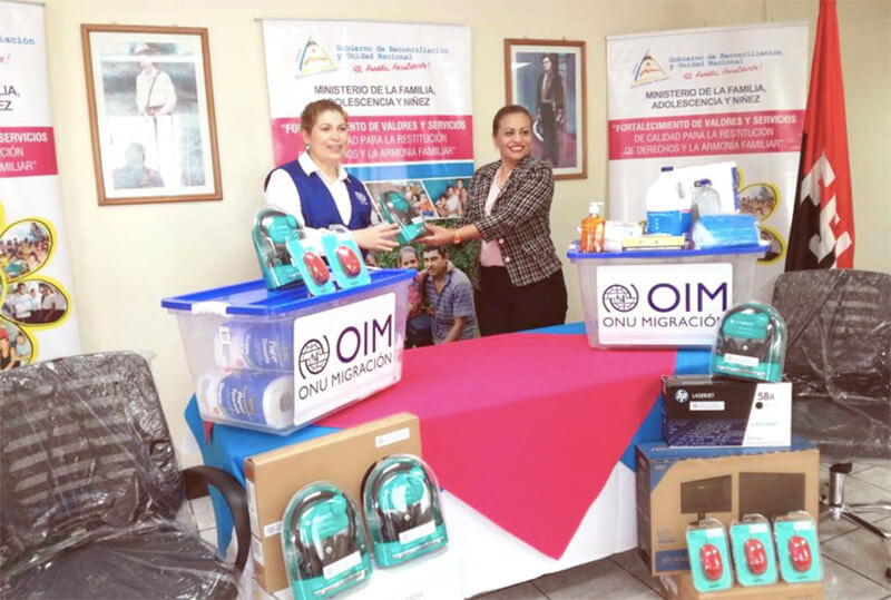 donacion-oim-mifan-nicaragua-