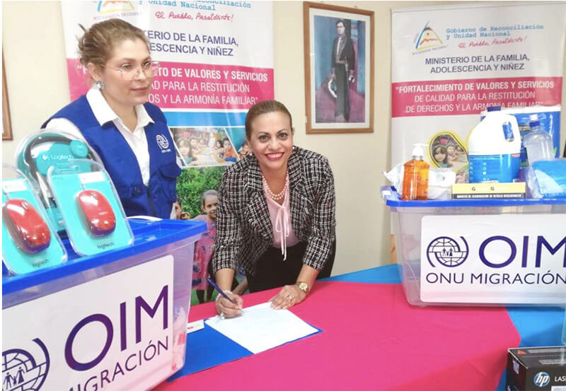 donacion-oim-mifan-nicaragua-