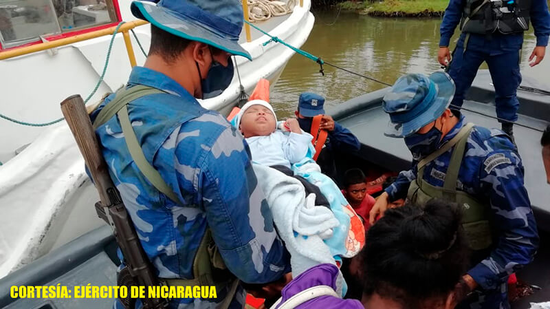 evacuacion-familias-costa-caribe-nicaragua