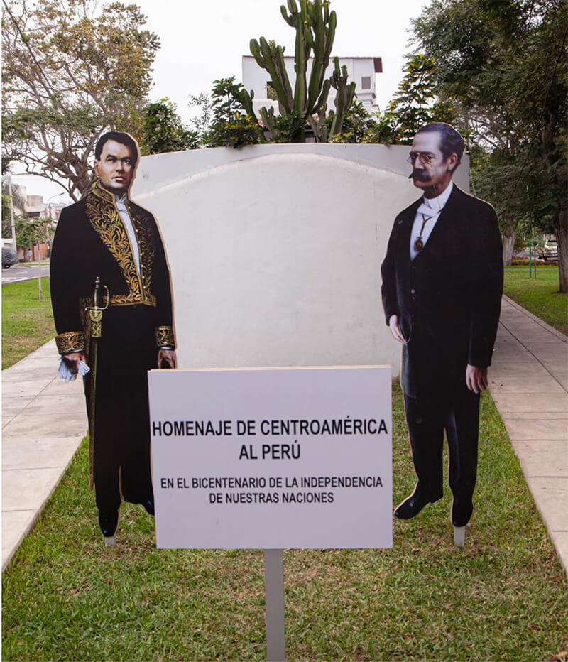 Celebran el Bicentenario de independencia en Centroamérica en Perú