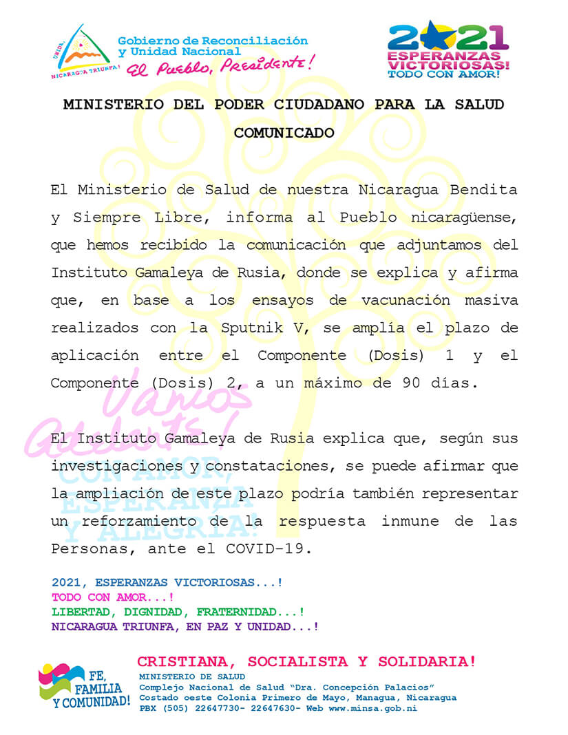 plazo-dosis-vacuna-sputnik-nicaragua
