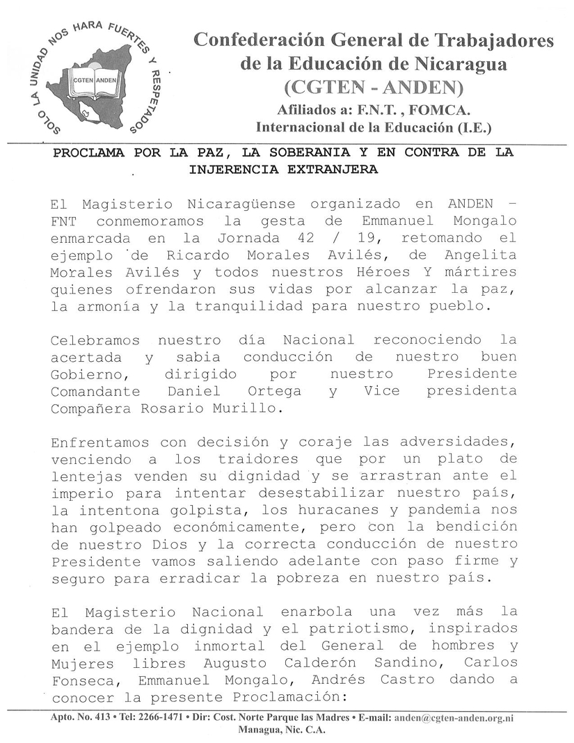 proclama